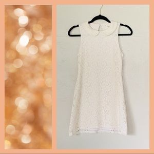 UO Coincidence & Chance |  Lace Collard Mini Dress